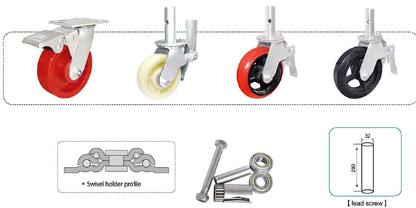 Types of Scaffolding Casters