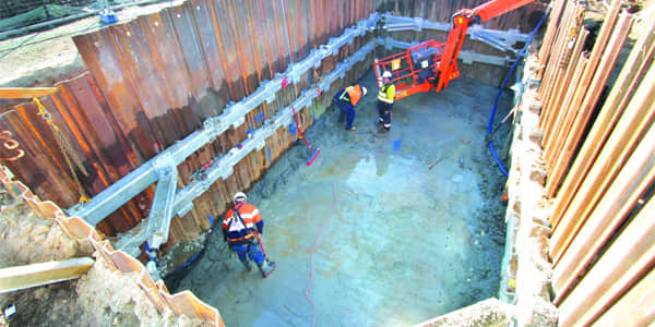 Sheet Piles Shoring Systems