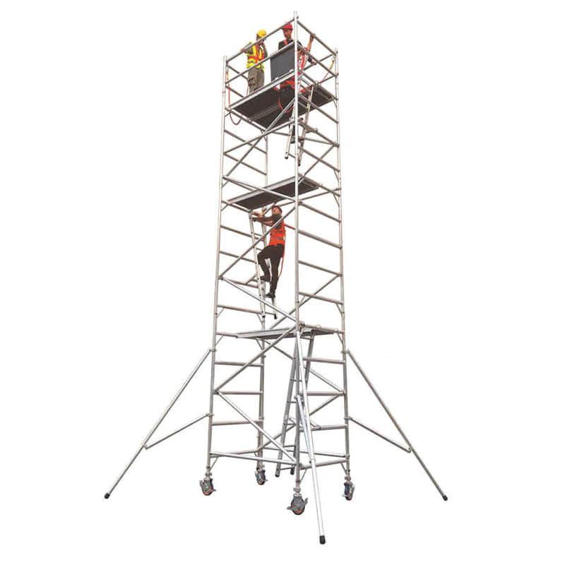 aluminum scaffolding tower